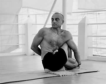 Yoga teacher Lino Miele
